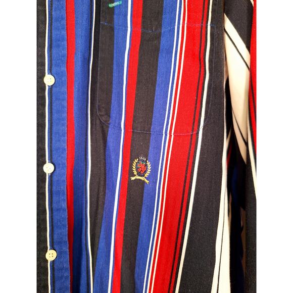 Tommy Hilfiger Men's Button-Up Long-Sleeved Shirt Size Large - Picture 6 of 6